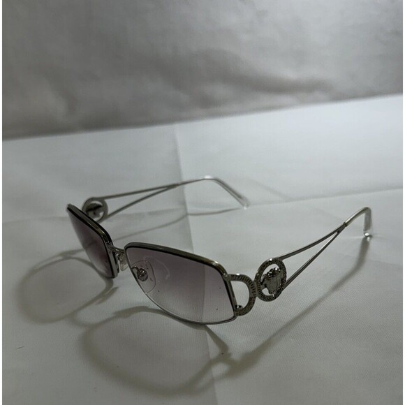 Vintage VERSACE EyeGlasses Frame Only  Mod2025 1000/11 56[]18 120 Retro Big Logo - Picture 1 of 9